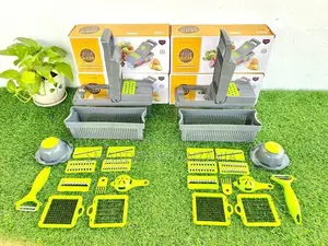 Food, Veggie Chopper, Kitchen Vegetable Slicer Dicer Cutter