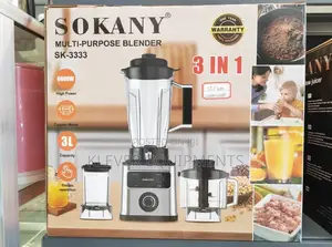 Sokany 3 in 1 Multipurpose Blender