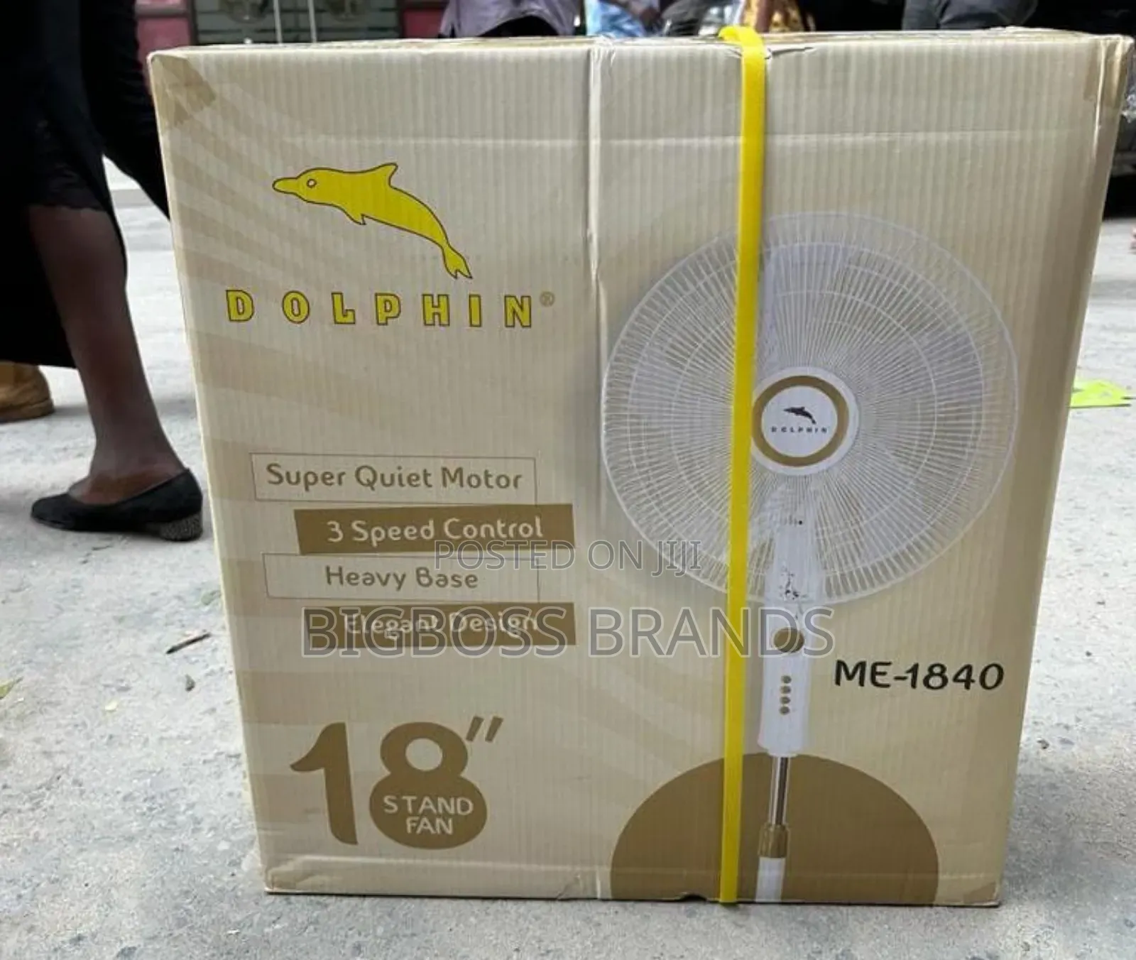 Dolphin Standing Fan 1840