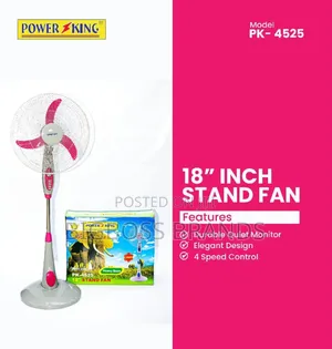 Power King Fan Size 18 Pk 4525