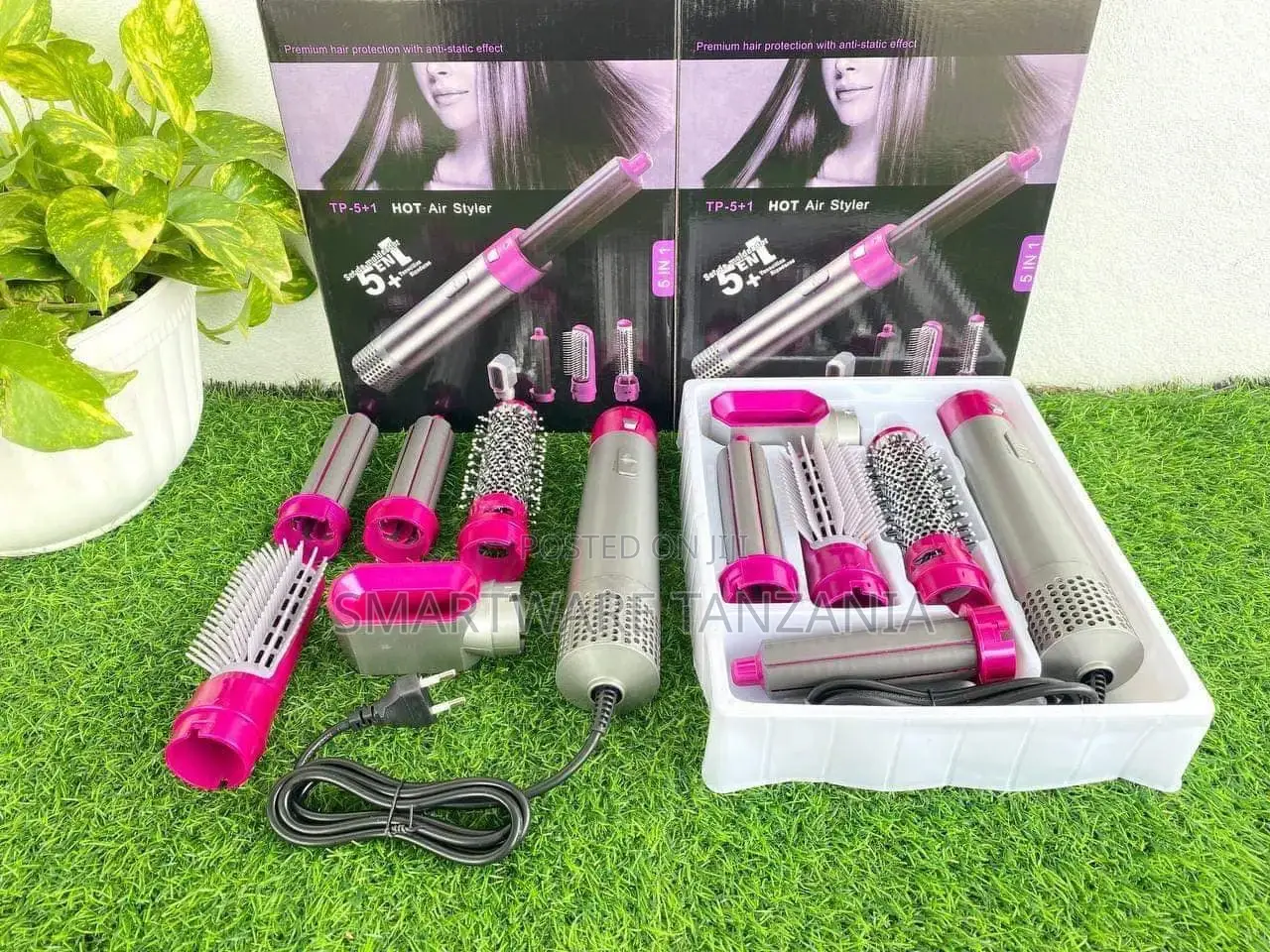5in1 Hair Dryer Styling Tool, Negative Ion Blow Dryer Brush