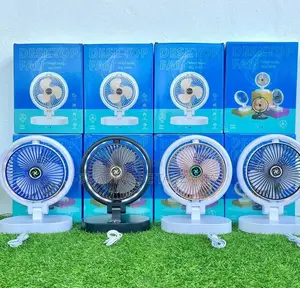 Foldable Table Fan For Home Office Outdoor Indoor Classroom