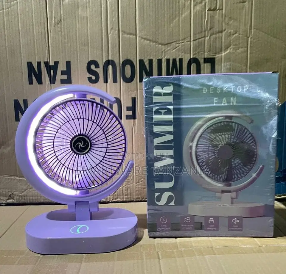 USB Desk Fan Table Fan For Bedroom With 3 Speeds Ultra Quiet