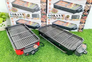 Portable Grill Camping Stove With Stainless Steel Grill