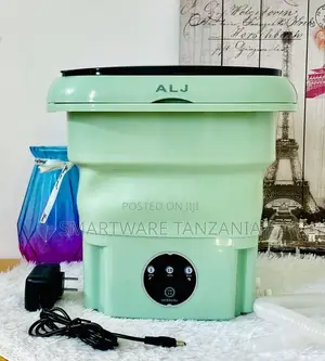 Washing Machine Foldable, Mini Washer With Drain Basket