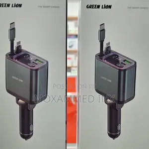 Greenlion GNRCC90WGN Retractable 90w Car Charger 65wpd
