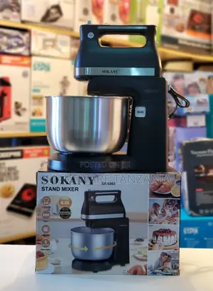 2-in-1 Hand And Stand Mixer With Rotating Bowl, 4 Liter