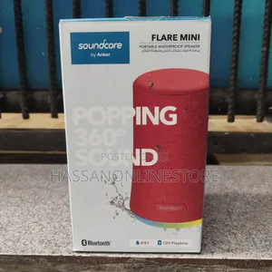 Anker Soundcore Flare Mini Portable Bluetooth Speaker - Red