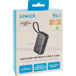 Anker A2359H11 Powerbank 533 Nano 30w Built in Typec Cable