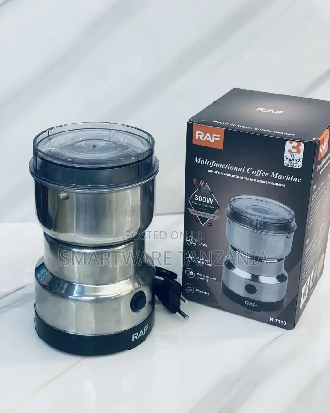 One-touch Start Mini Spice Grinder Coffee Bean Grinder