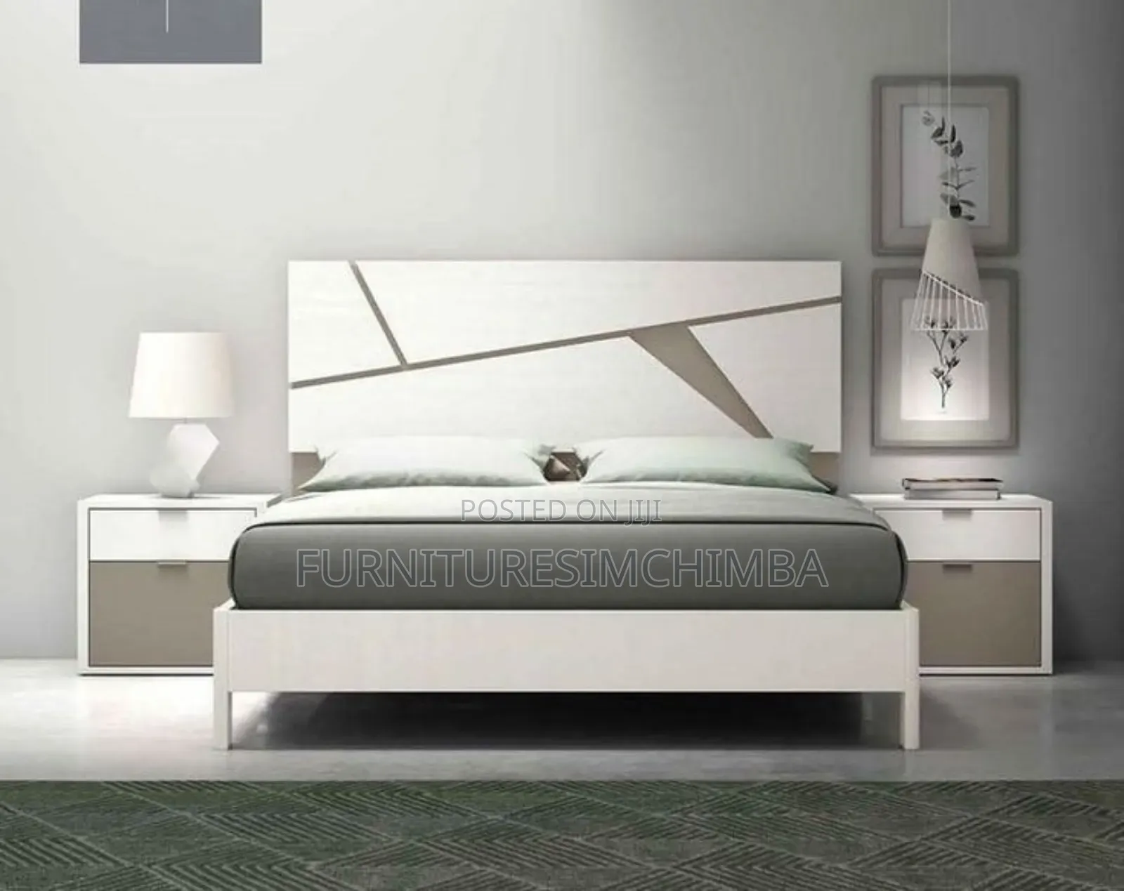Wooden Bed 