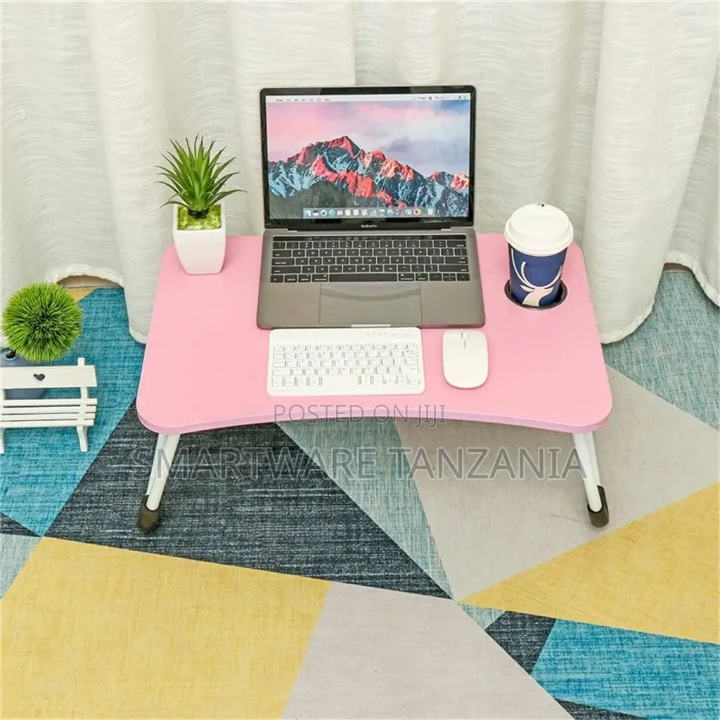 Laptop Bed Table, Breakfast Tray With Foldable Legs