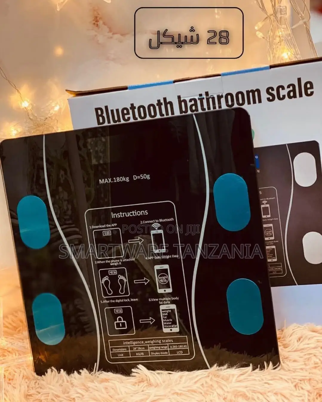 Bathroom Scale Body Weight: Digital BMI Weight Balance Scale