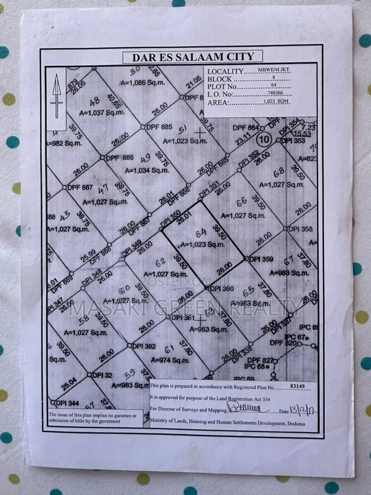 Plot for Sale at Mbweni JKT