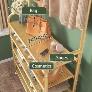 Golden Multipurpose Cloth Racks