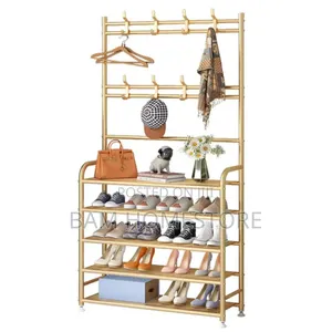 Golden Multipurpose Cloth Racks