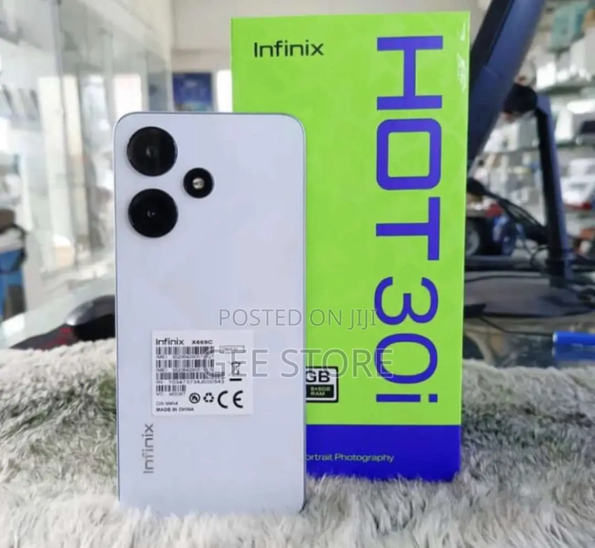 New Infinix Hot 30i 128 GB White