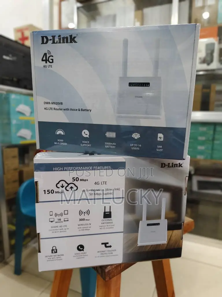 4G N300 LTE Router With Voice Battery - DWRM920VB