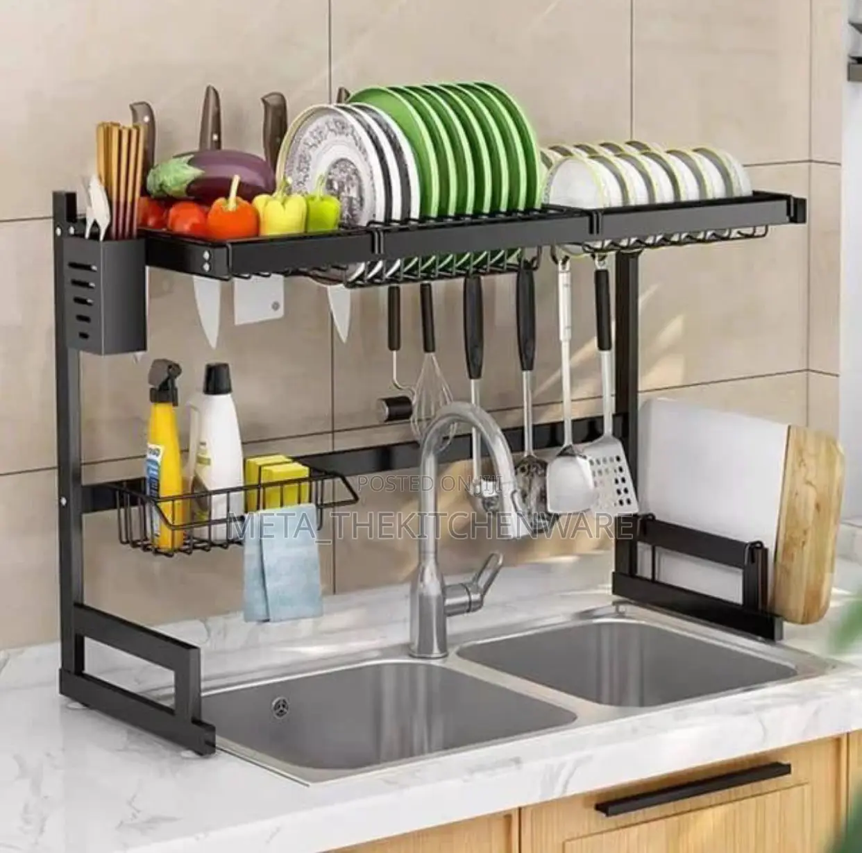 Single Layer Sink Kitchen Rack