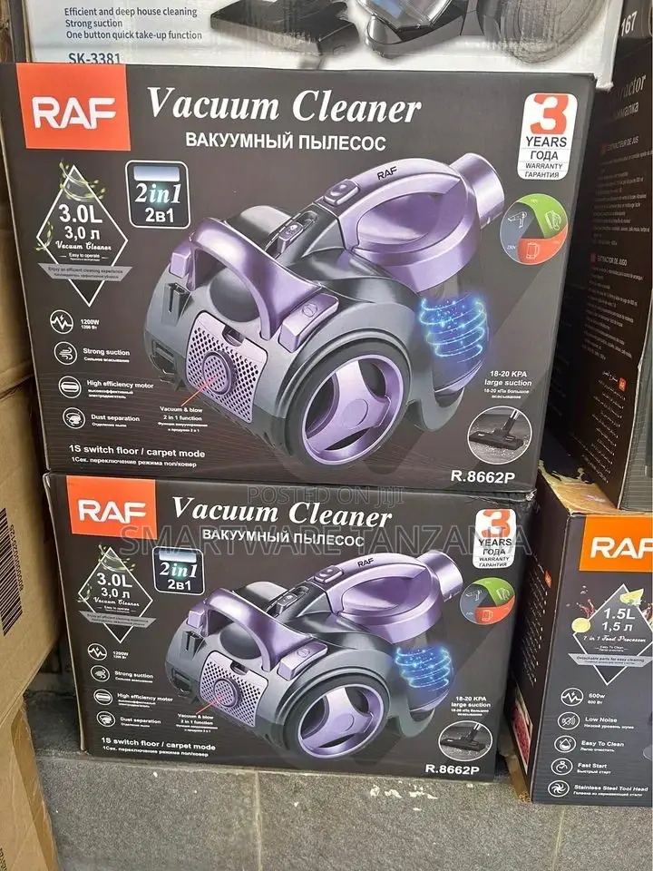 RAF Vacuum Cleaner Pump Blow 1200W 2 In 1 Function
