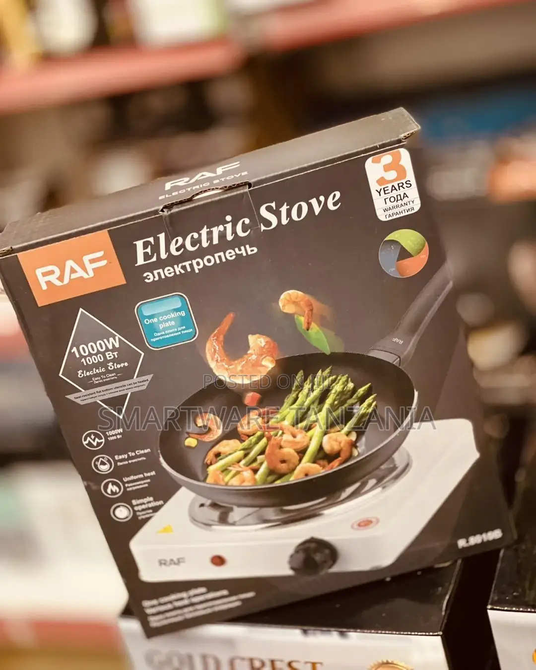Raf Electric Stove Single Burner Cooker Home Heater 1000 W