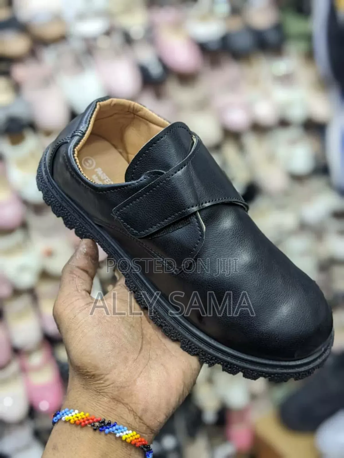 Boys School Shoes Black Full