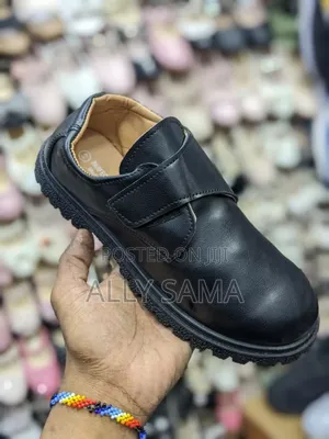 Boys School Shoes Black Full