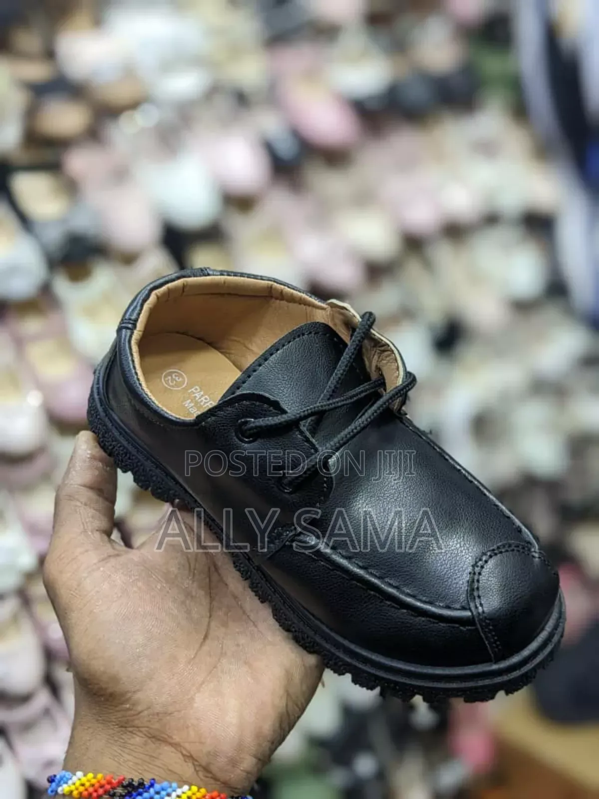 Boys School Shoes Black Full