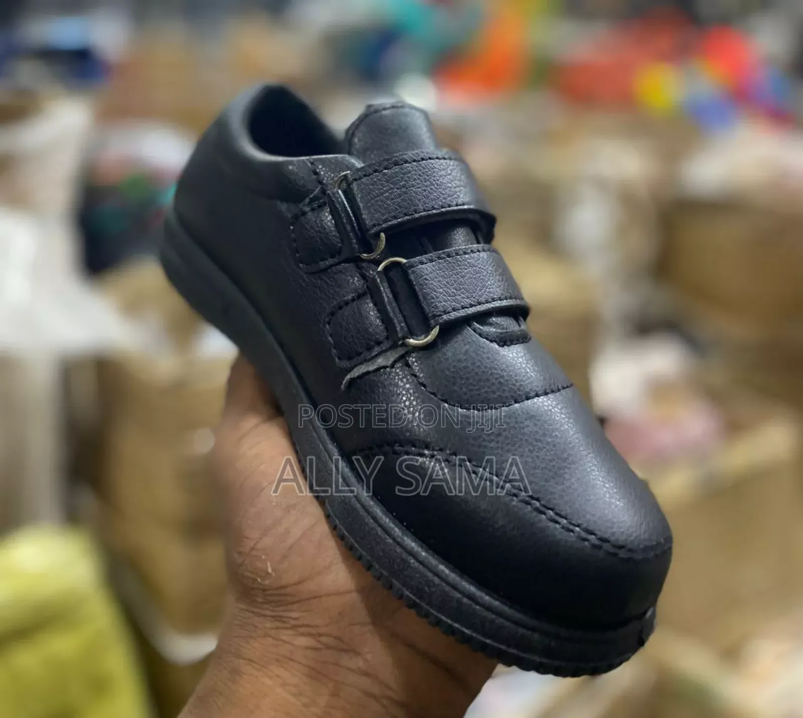 Unisex School Shoes 2pairs Black White Full