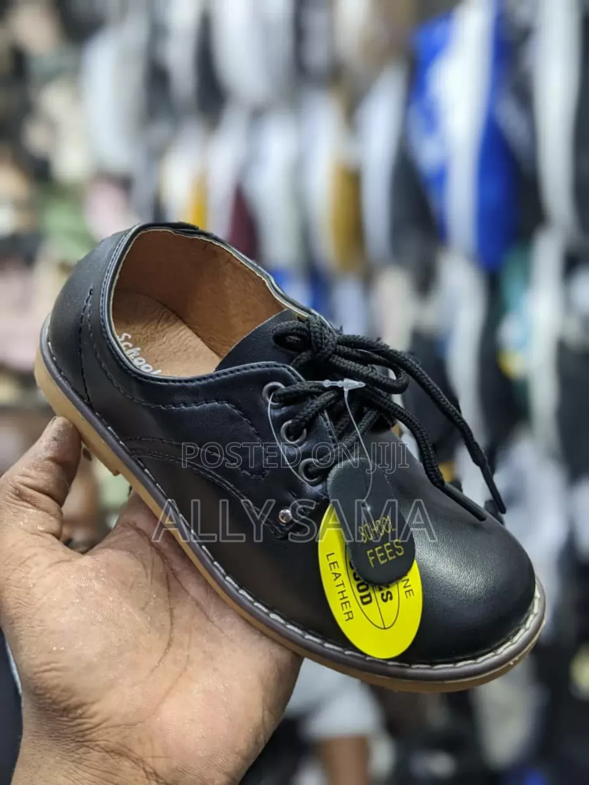 Baby Girls School Shoes Black Full