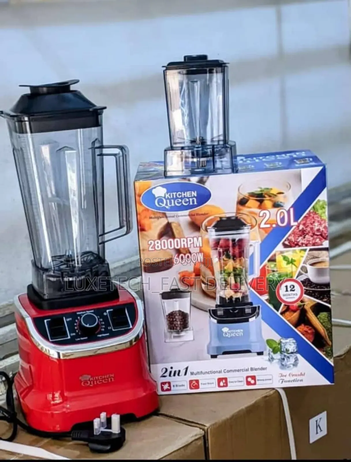 Kitchen Queen 2.0l 6000w Blender