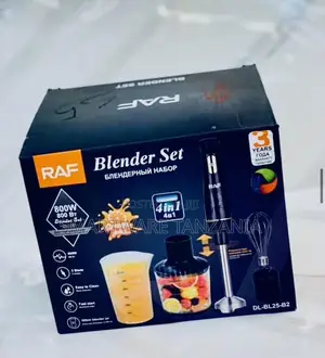Handheld Blender Set 4 Blades Electric Home Use With Cups