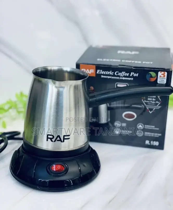 600W Electric Coffee Machine, Stainless Steel, 500 ML