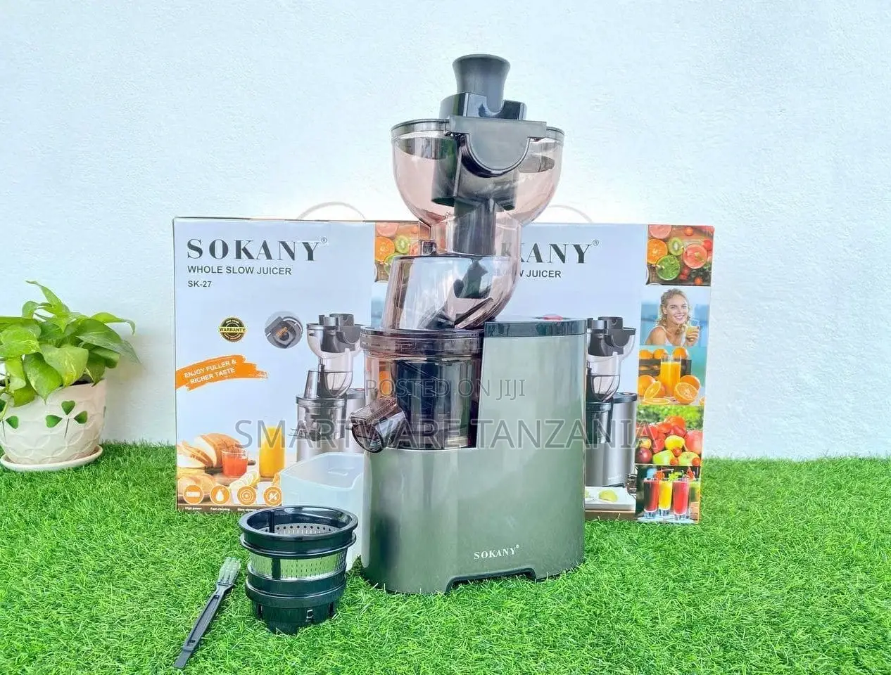 Sokany Slow Juicer 300W 300ml 80mm Wide Feeding Tube