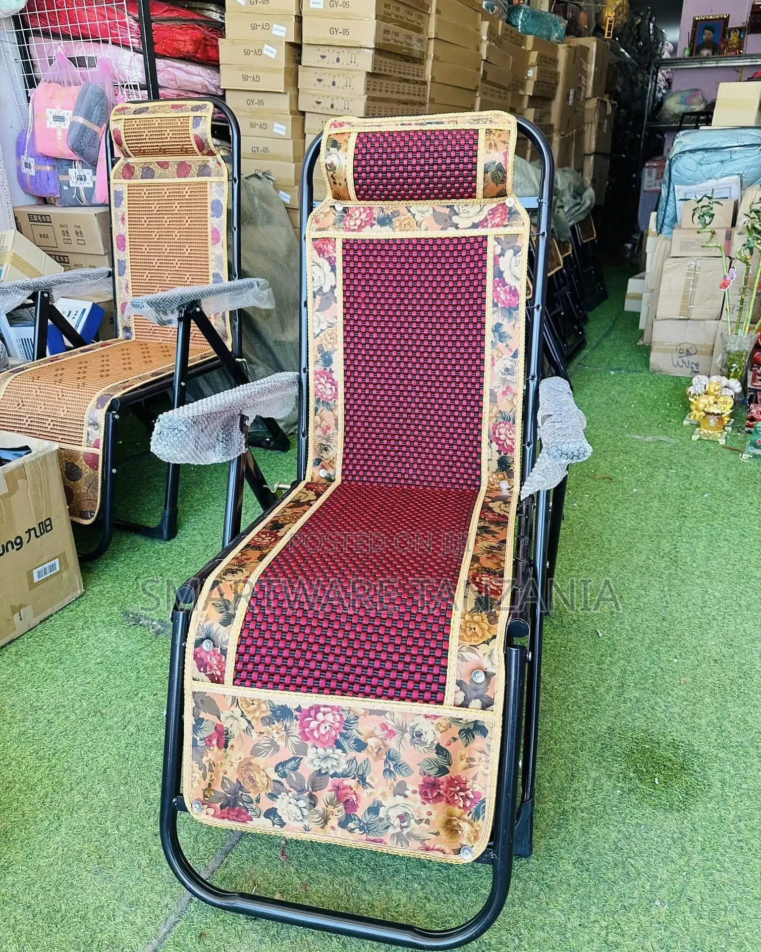 Lounger Relaxer Foldable Deck Chair Reclining Garden Chair