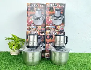 Sokany Grinder Chopper With Stainless Body /5 L Bowl