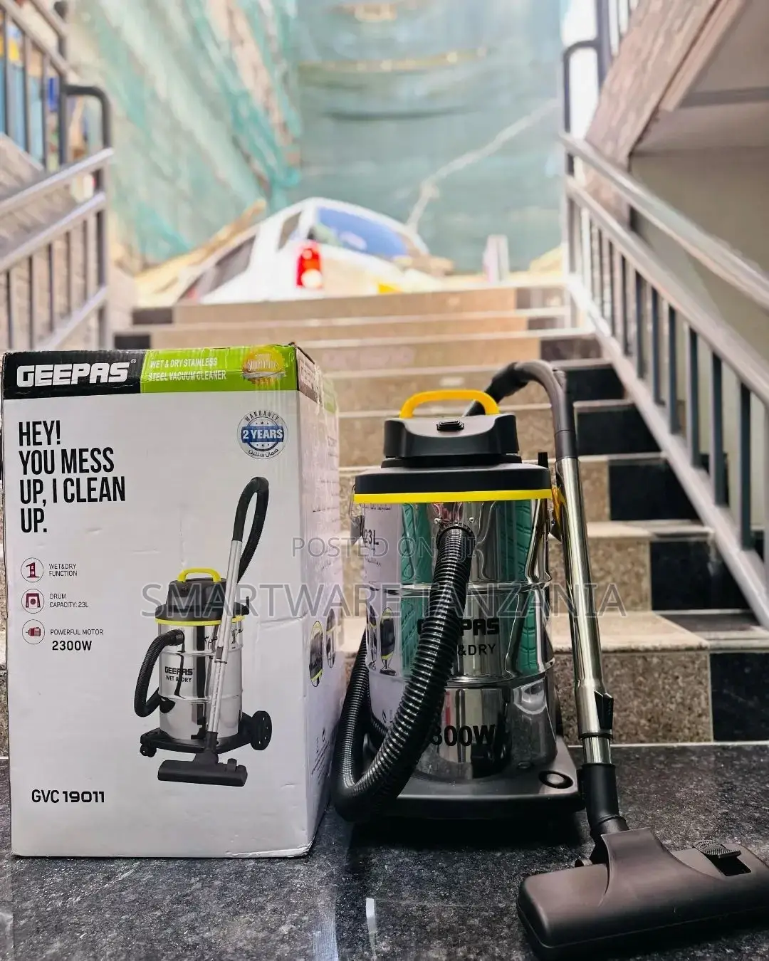 23L Wet Dry Vacuum Cleaner | Vac For Indoor Or Outdoor Use