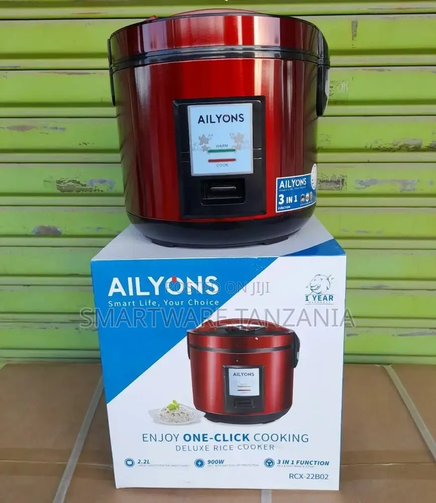 Electric Rice Cooker With Stainless Steel Pot Makes Soup