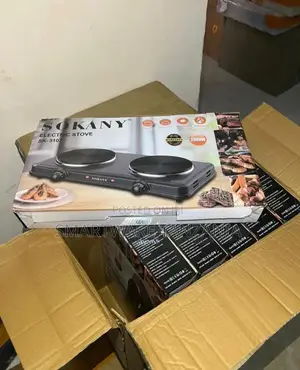 Electric Stove Heater Electrics Hot Plate Two Burners 2000W