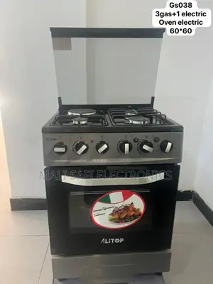 60 Kwa 60 Alitop 3gas+1 Electric Oven Electric