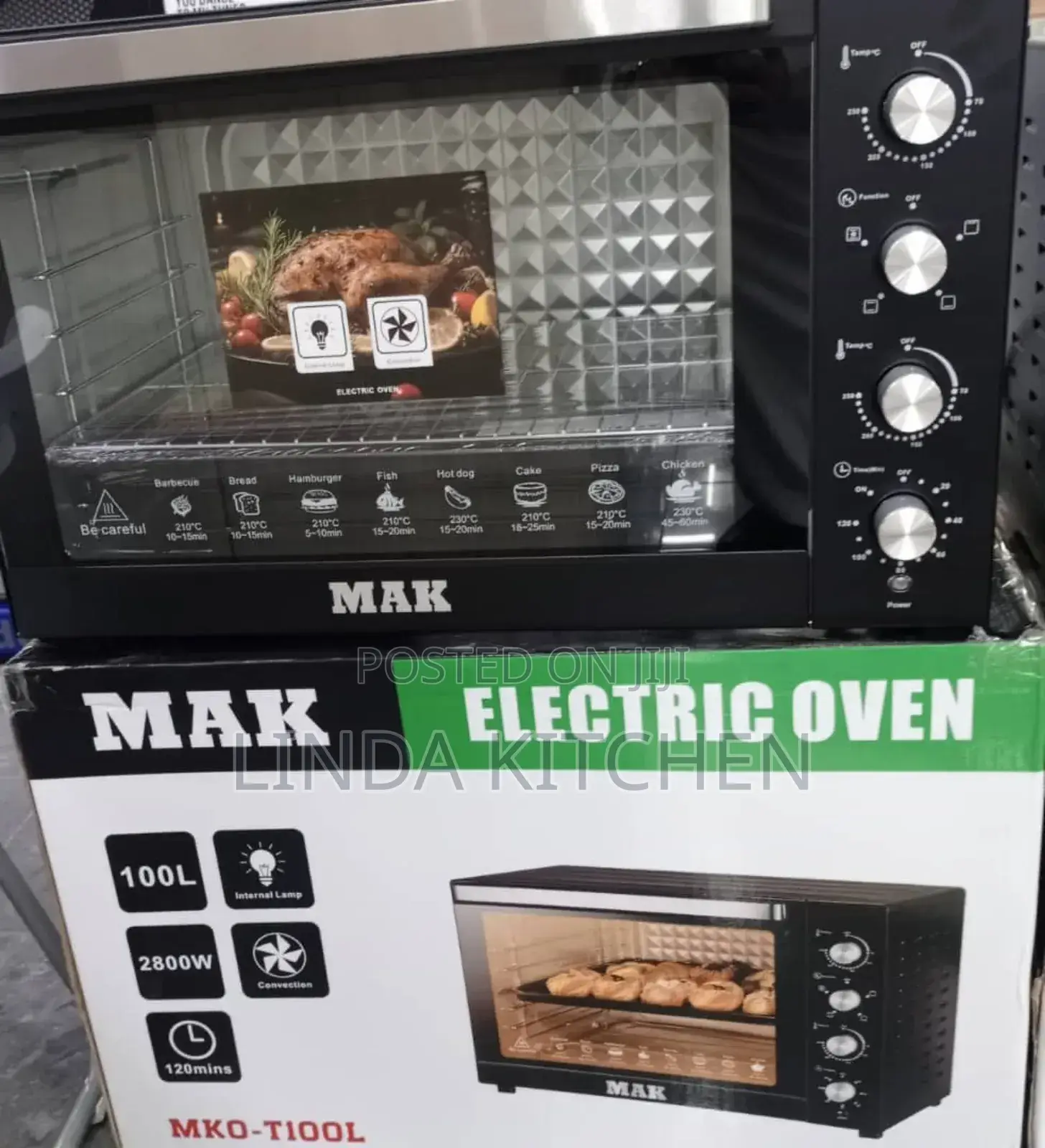 Mak Oven 100lts