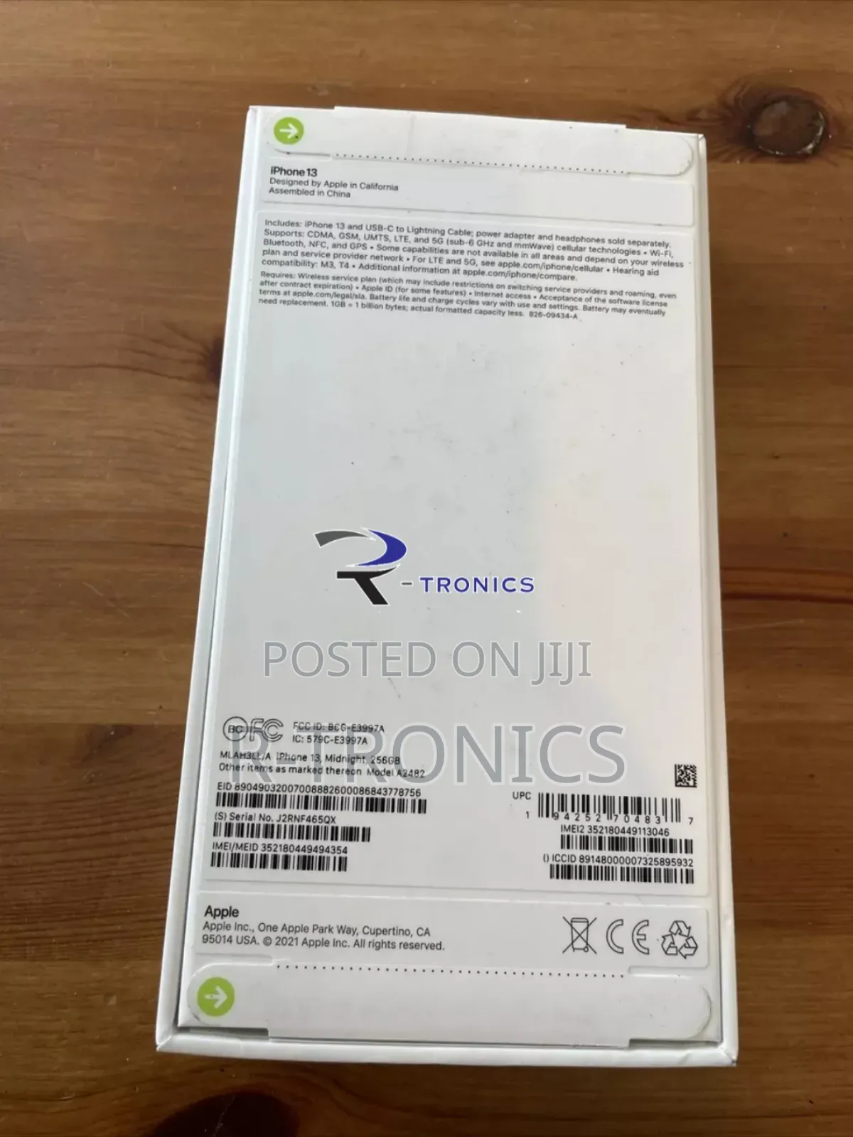 New Apple iPhone 13 128 GB Black