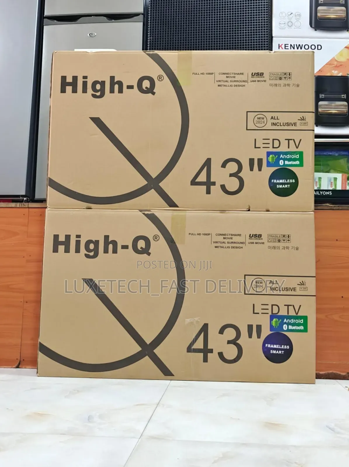 High Q 43 Inches Smart Android TV With Bluetooth
