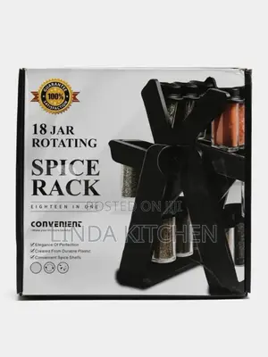Rotating Spice Rack 18jars