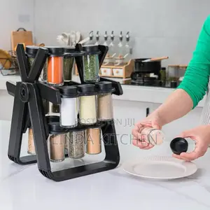 Rotating Spice Rack 18jars