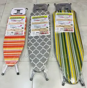 Folding Ironing Stand With Jumbo Iron Rest Heavy Metal Legs