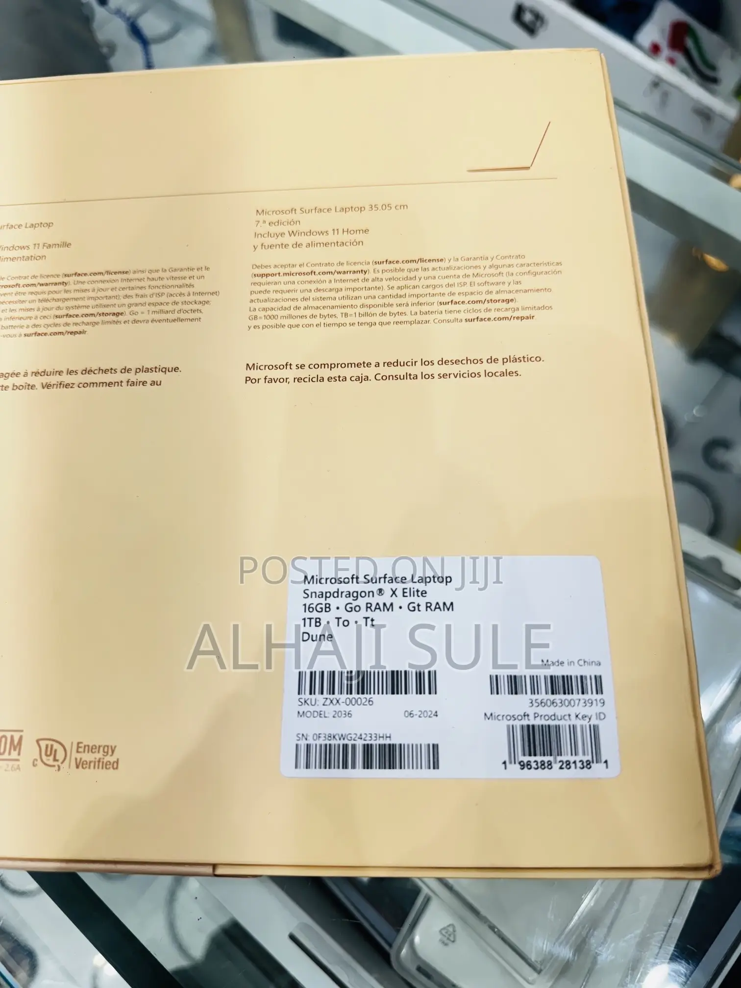 New Laptop Microsoft Surface Laptop 7 16GB SSD 1T
