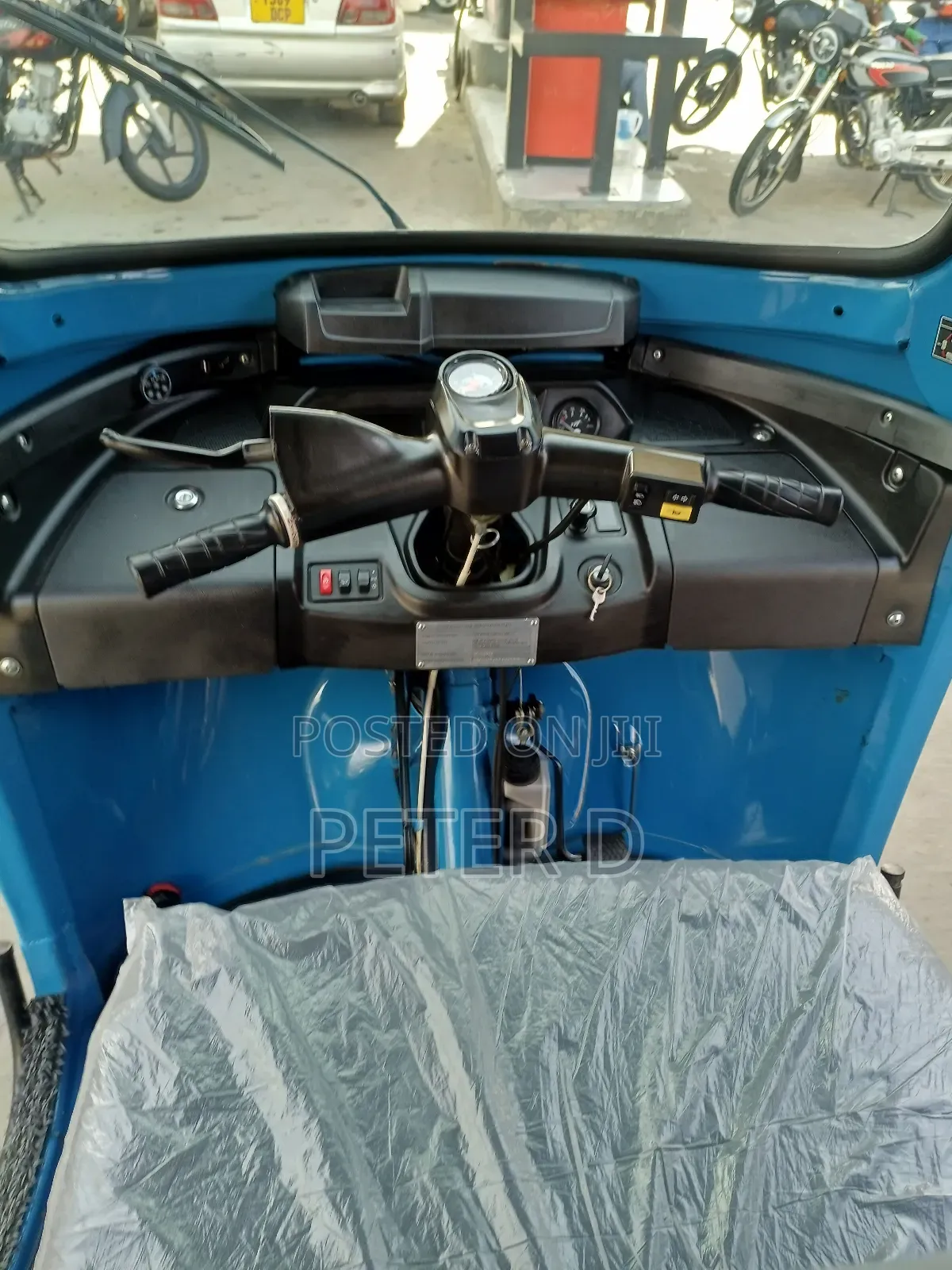 TVS King Deluxe Plus iTouch Start 2024 Blue