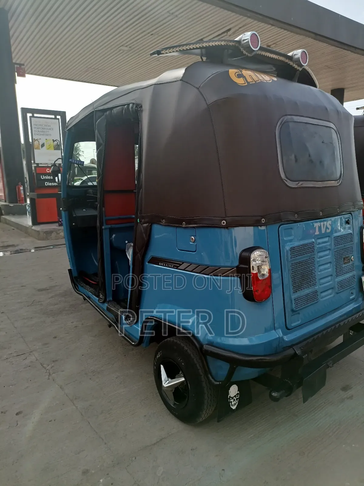 TVS King Deluxe Plus iTouch Start 2024 Blue