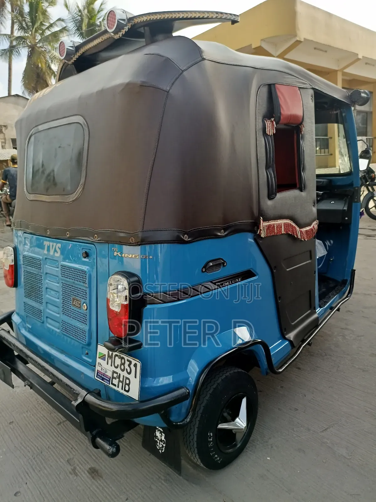TVS King Deluxe Plus iTouch Start 2024 Blue
